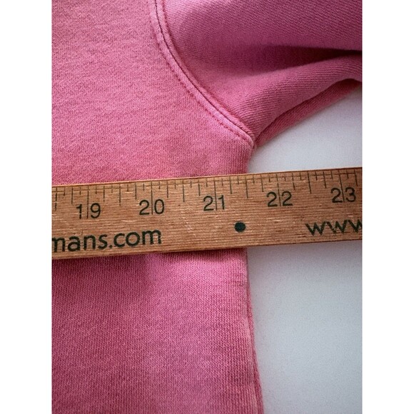 Disneyland Resort Spellout Sweatshirt Size M Pink Pullover Fleece Oversize Comfy - Picture 6 of 11